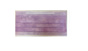 炫彩粉紫拋棄式口罩(5入)